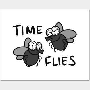 time flies Posters and Art